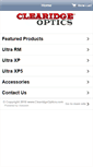 Mobile Screenshot of clearidgeoptics.com